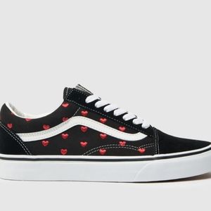 Women's Van's Old Skool "black red red"